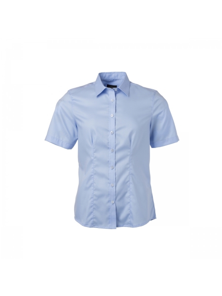 camicia-donna-manica-corta-micro-twill-james-nicholson-light blue.jpg